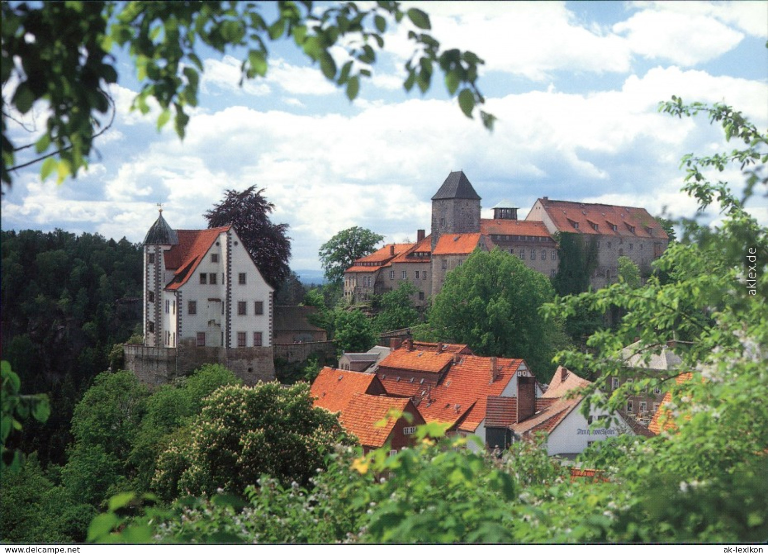 Ansichtskarte Hohnstein (Sächs. Schweiz) Blick Auf Die Stadt Und Schloss 2000 - Hohnstein (Sächs. Schweiz)