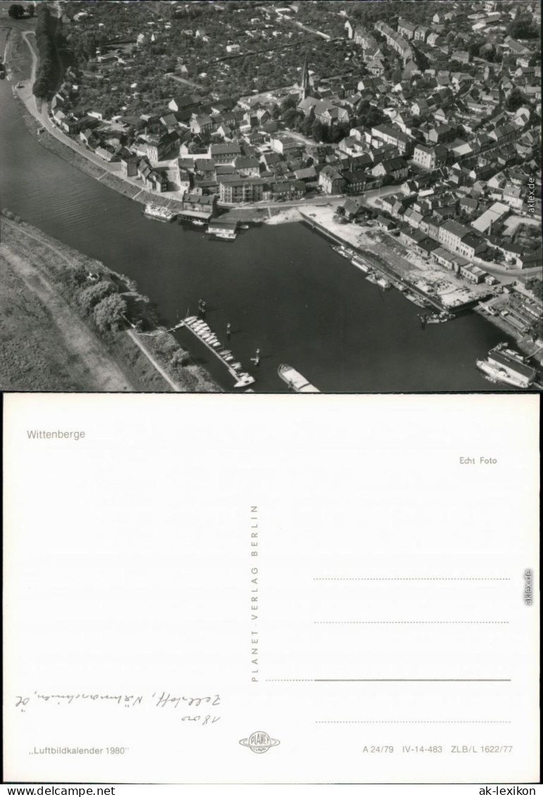 Ansichtskarte Wittenberge Luftbild 1979 - Wittenberge