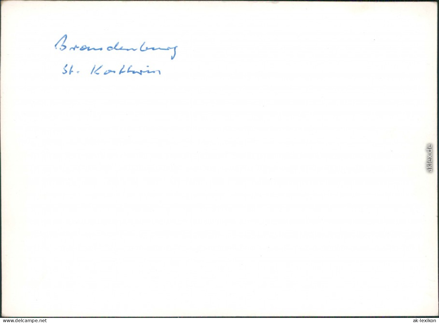 Ansichtskarte Brandenburg An Der Havel St.-Katharinenkirche 1965 Privatfoto 2 - Brandenburg