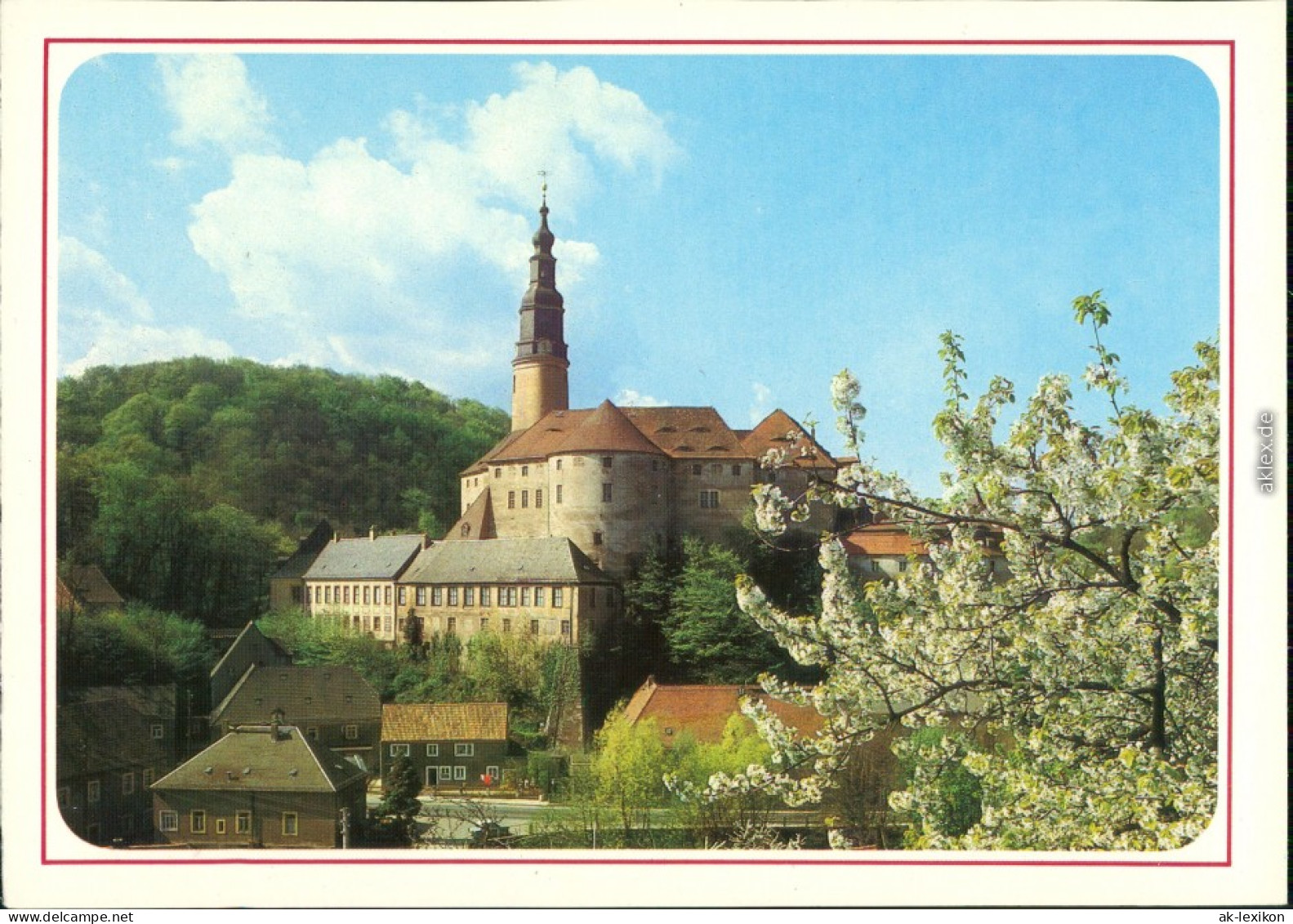Ansichtskarte Weesenstein (Müglitz) Schloss Weesenstein 1987 - Weesenstein A. D. Mueglitz