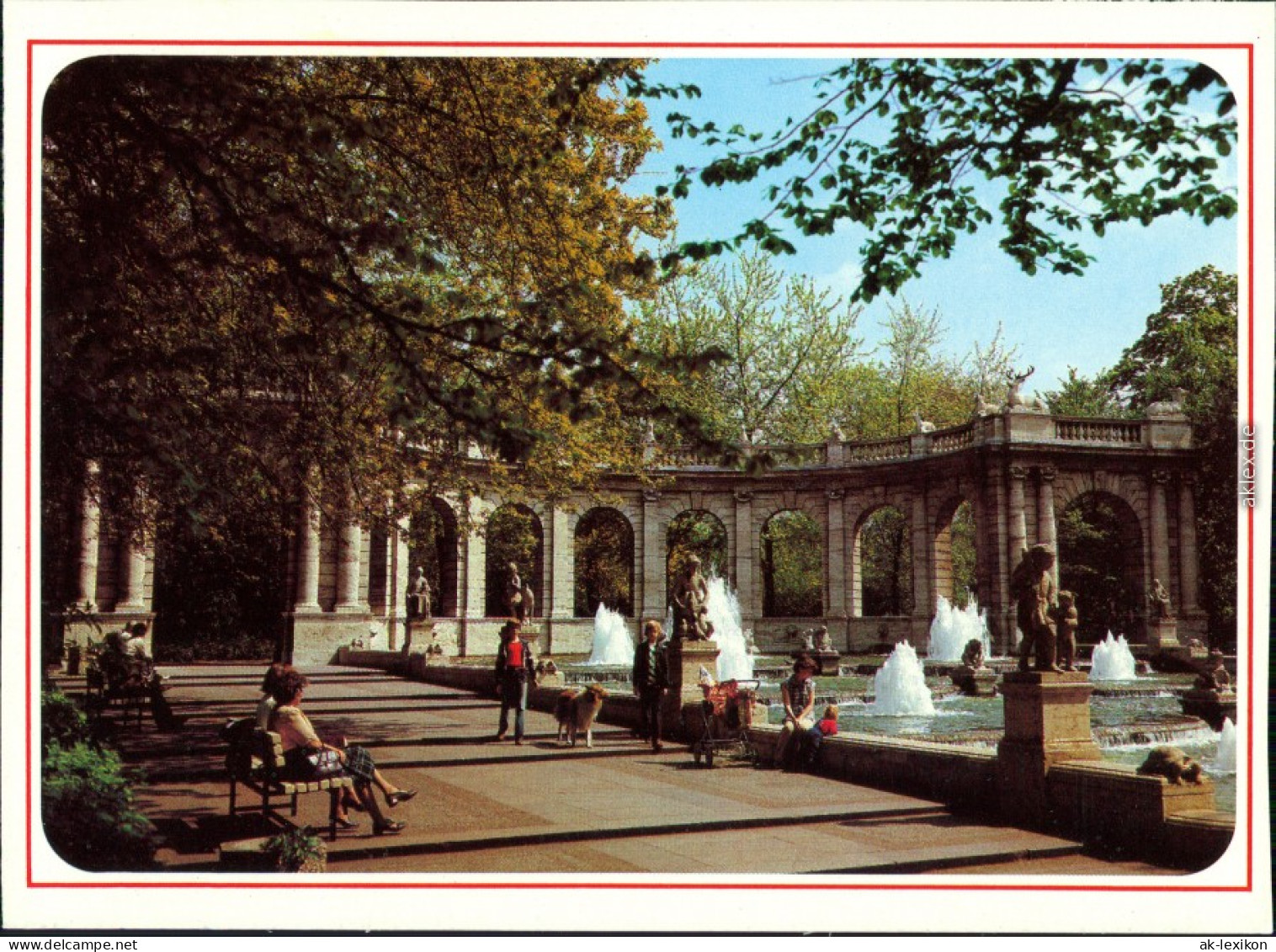 Ansichtskarte Friedrichshain-Berlin Märchenbrunnen Im Volkspark 1983 - Friedrichshain