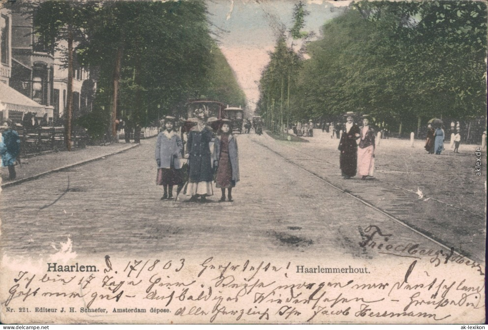 Ansichtskarte Haarlem Haarlemmerhout Nordholland B Amsterdam 1903 - Haarlem