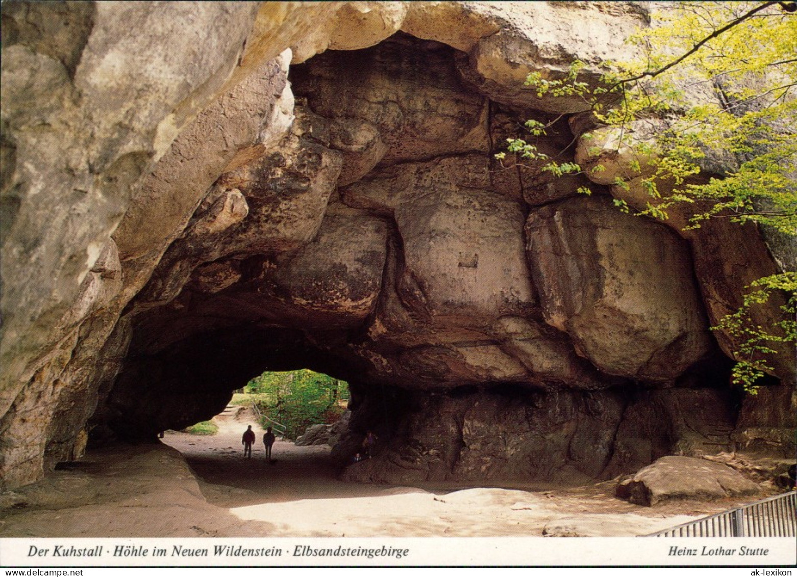 Ansichtskarte Kirnitzschtal Kuhstall 1997 - Kirnitzschtal