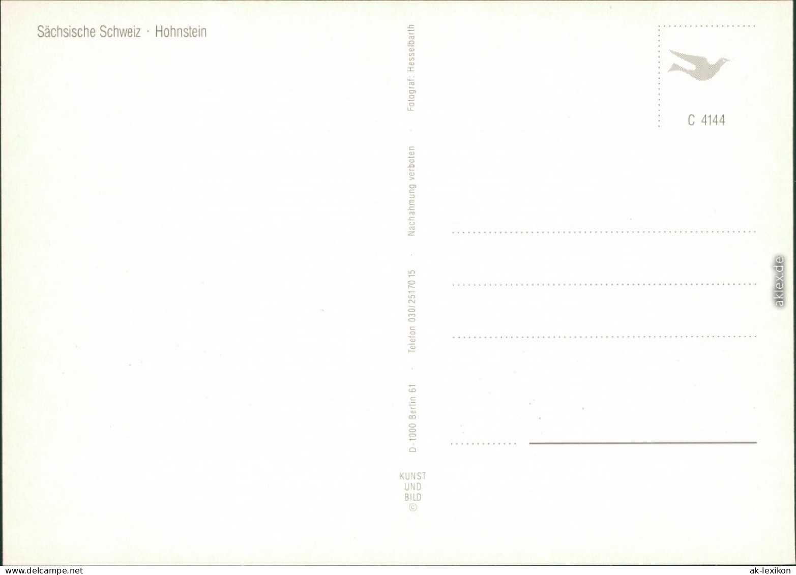 Ansichtskarte Hohnstein (Sächs. Schweiz) Luftbild 1994 - Hohnstein (Sächs. Schweiz)