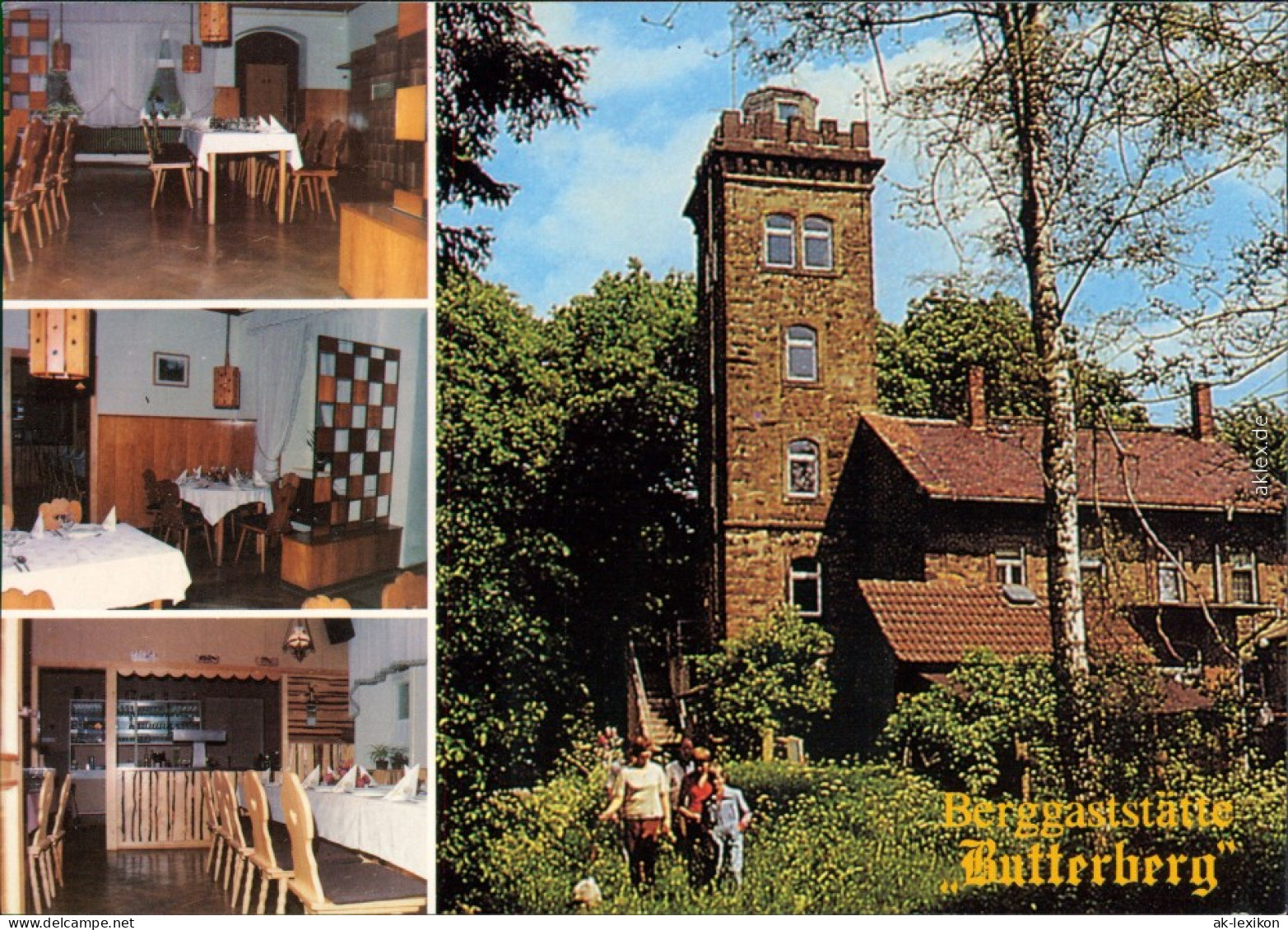 Ansichtskarte Bischofswerda Berggasthaus Butterberg 1998 - Bischofswerda