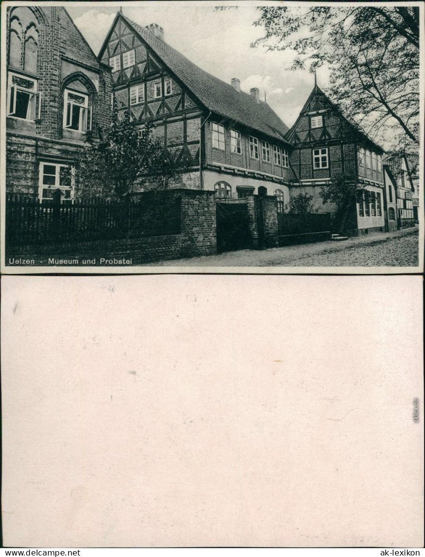 Ansichtskarte Uelzen Museum Und Probstei 1930 - Uelzen