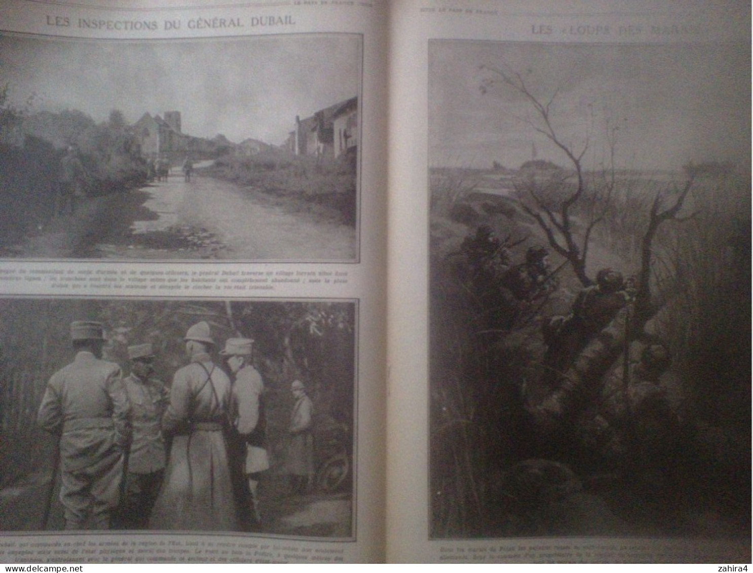 Le Pays De France N°57 Torpille Auto Salonique Champagne Dubail Loup Des Marais Argonne Anglais Objets Tranchée A Rapeno - Oorlog 1914-18