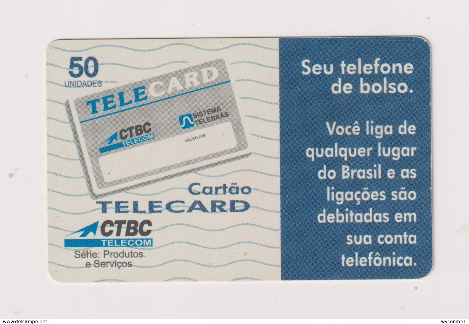 BRASIL -  Telecard Inductive  Phonecard - Brésil