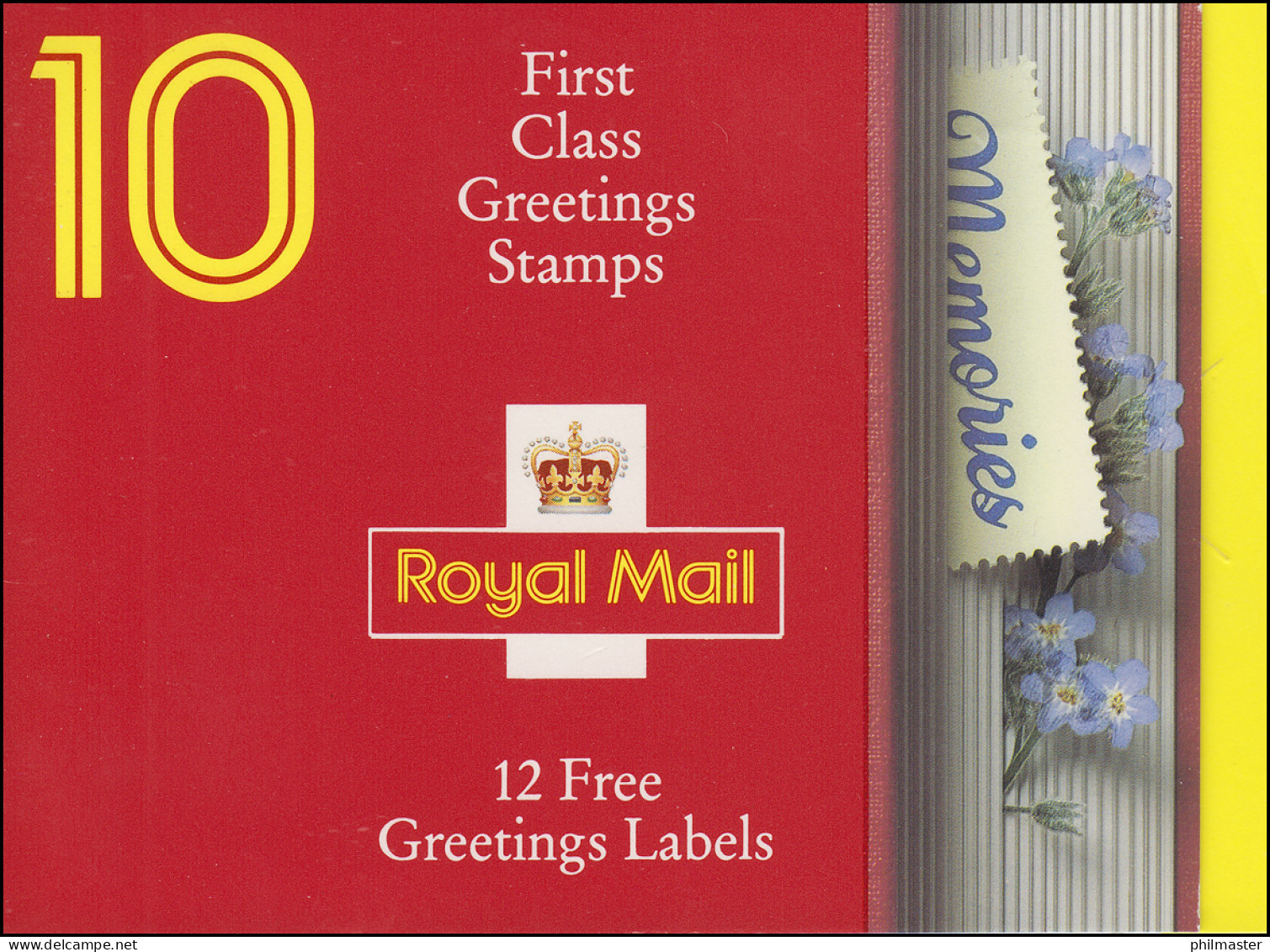 Großbritannien-Markenheftchen 99 Grußmarken 2,40 Pfund 1992, ** - Booklets