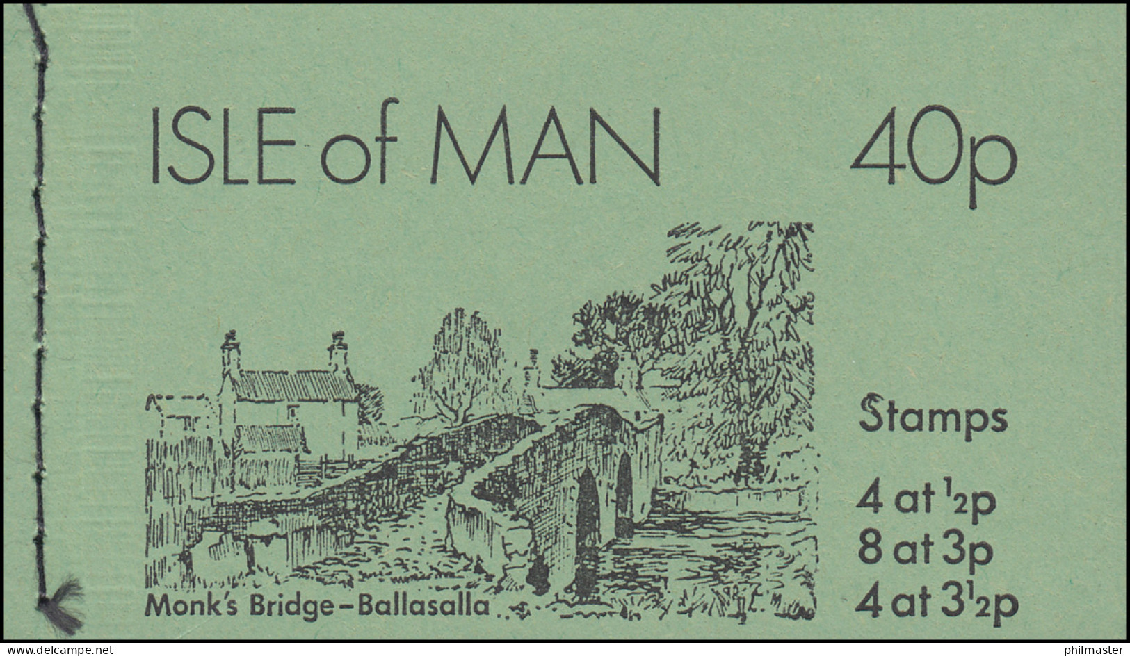 Isle Of Man Markenheftchen 0-6, Ansichten 40 Pence 1974, ** Postfrisch - Man (Insel)