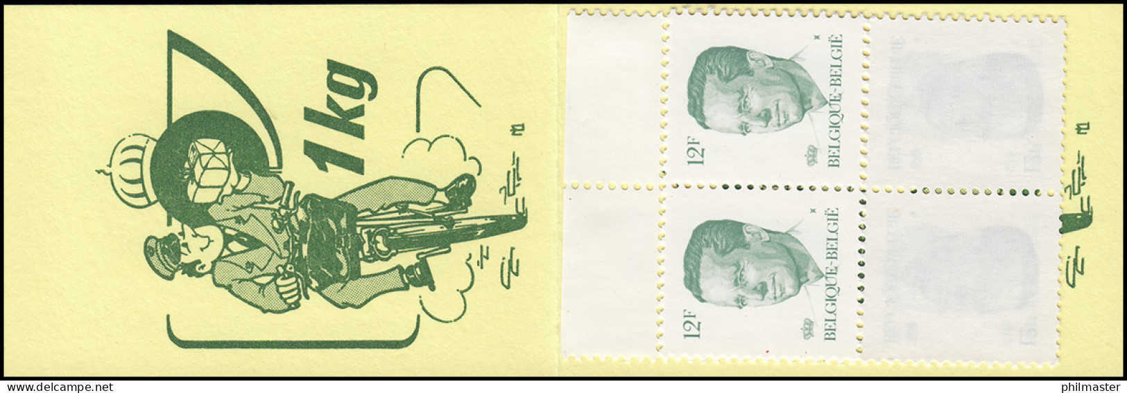 Belgien-Markenheftchen 2165 König Baudouin - Postpaket 1984, ** - Ohne Zuordnung