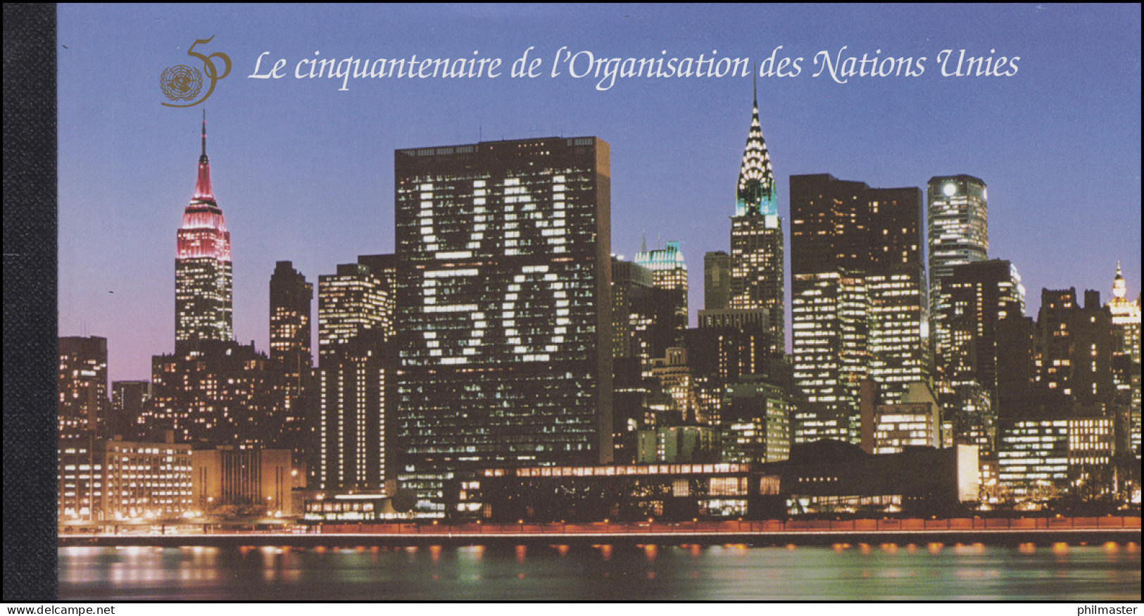 UNO Genf Markenheftchen 1 Jubiläum 50 Jahre Vereinte Nationen 1995, ** - Markenheftchen