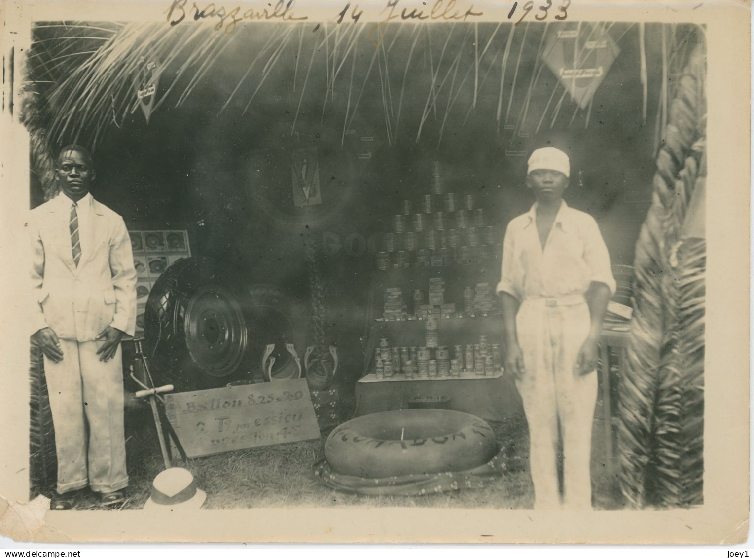 Photo Brazzaville 14 Juillet 1933 - Places