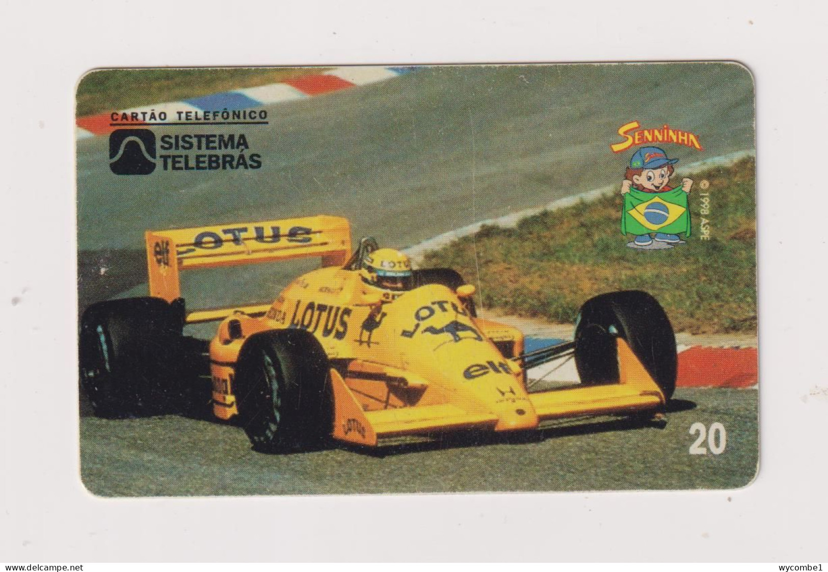 BRASIL -  Ayrton Senna Inductive  Phonecard - Brésil