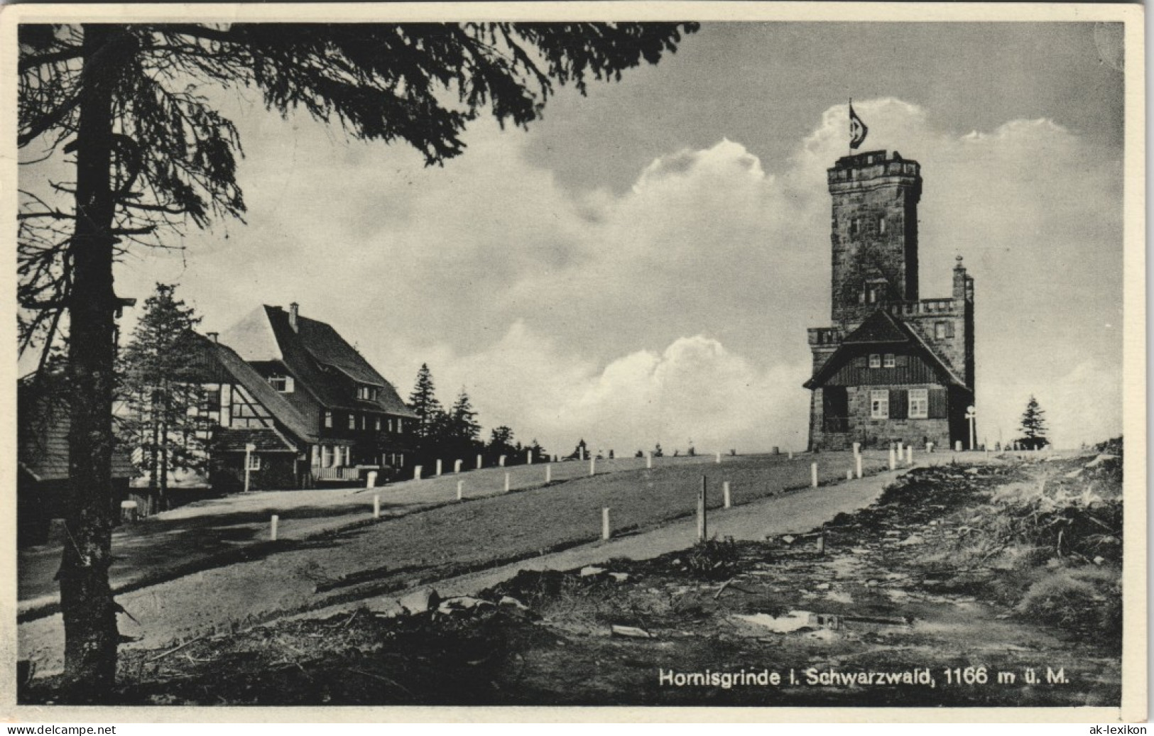 Ansichtskarte Achern Hornisgrinde (Berg) - Bergpartie 1939 - Achern
