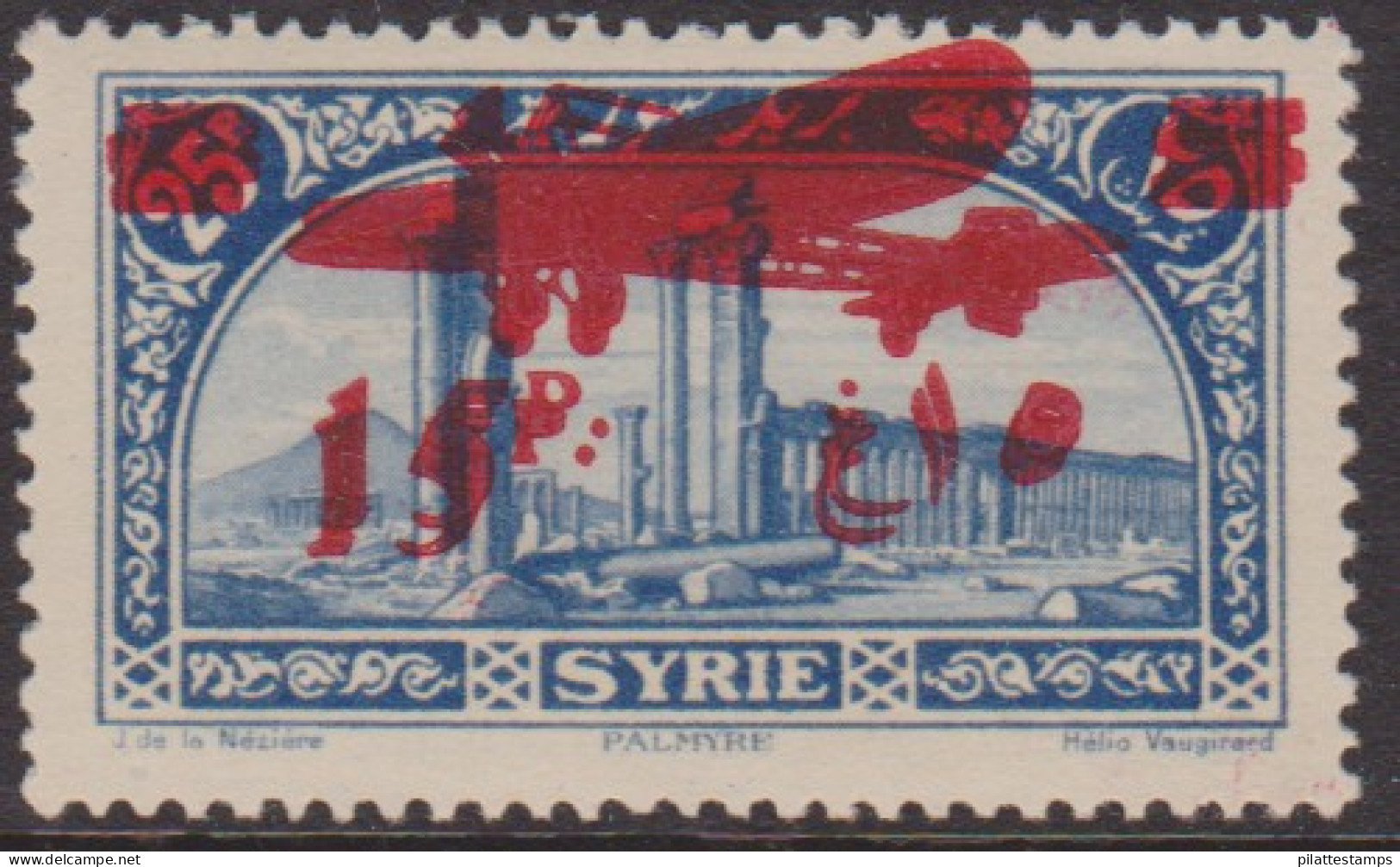 Syrie PA  41a** Variété Double Surcharge - Other & Unclassified