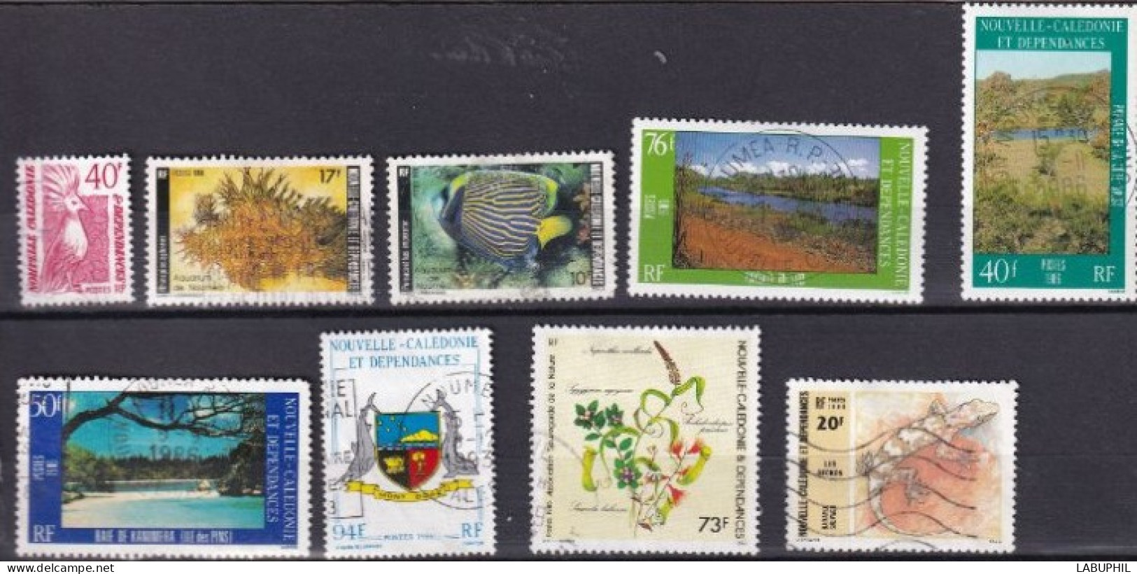 NOUVELLE CALEDONIE Dispersion D'une Collection Oblitéré Used  1986 - Usados