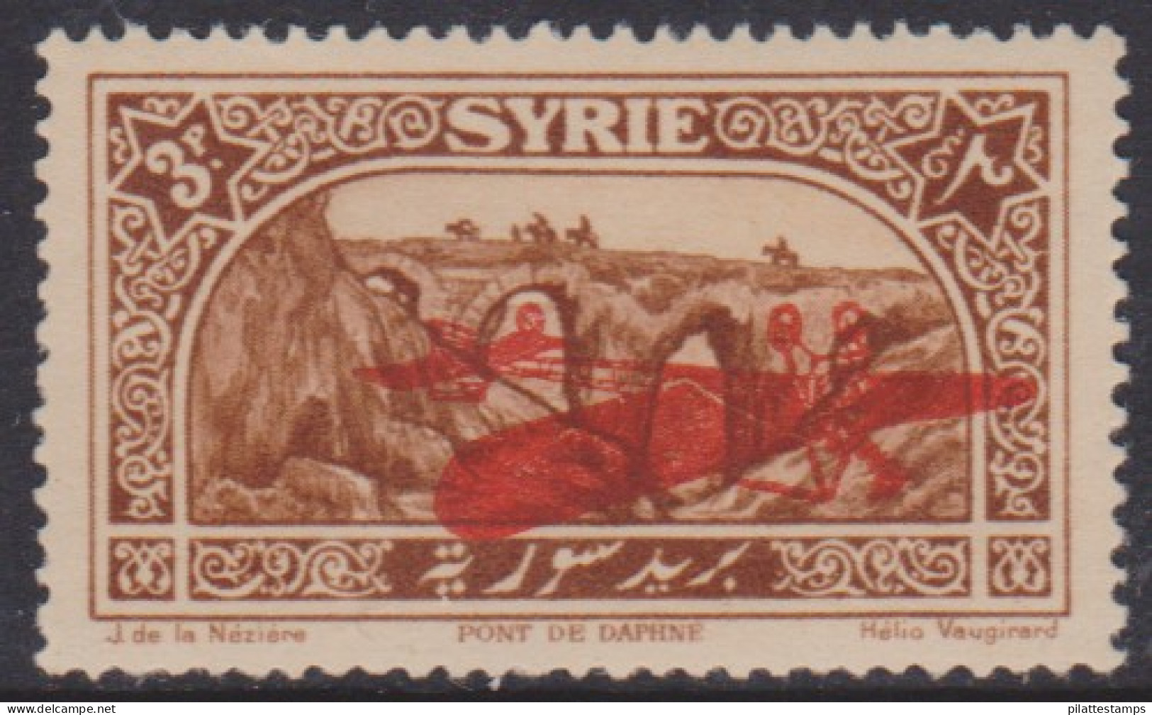 Syrie PA  31a** Variété Surcharge Renversée - Other & Unclassified