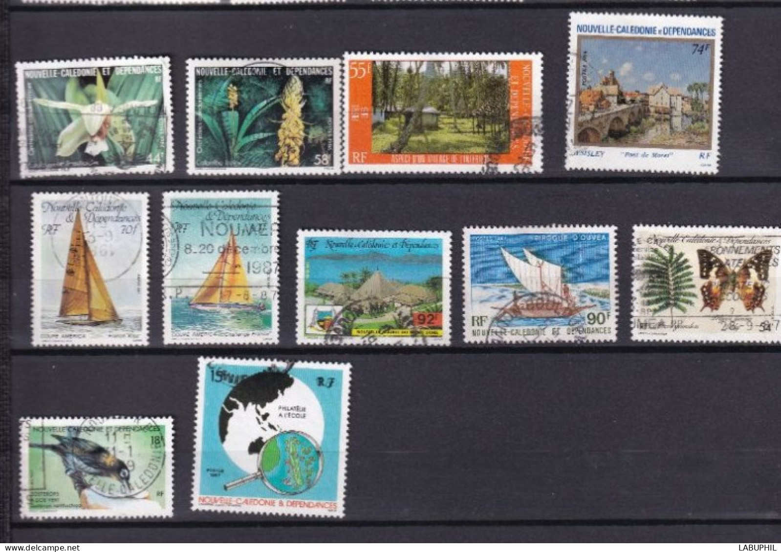 NOUVELLE CALEDONIE Dispersion D'une Collection Oblitéré Used  1987 - Used Stamps