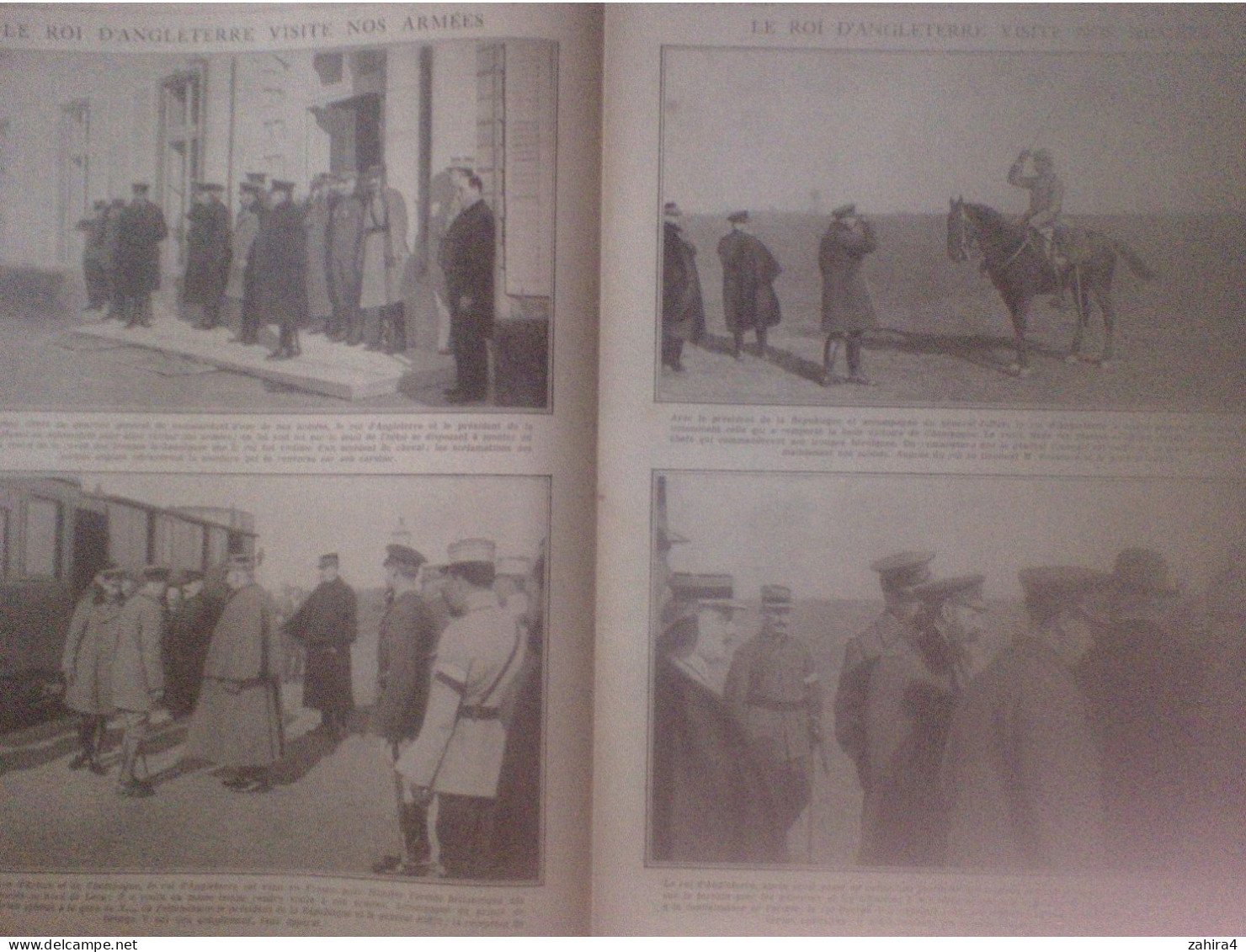 Pays D France 56 Sarrail Rois Anglais Artois Ablain-St-Nazaire Avion Woëre Objet Tranché Ministèr Briand Cavell Sauvayre - Oorlog 1914-18