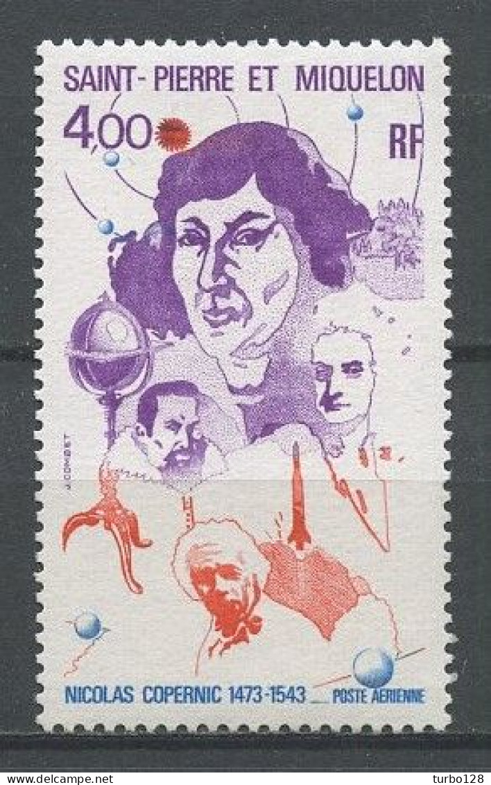 SPM MIQUELON 1974 PA N° 59 ** Neuf MNH Superbe C 22 € Nicolas Copernic Espace Space Sciences - Unused Stamps
