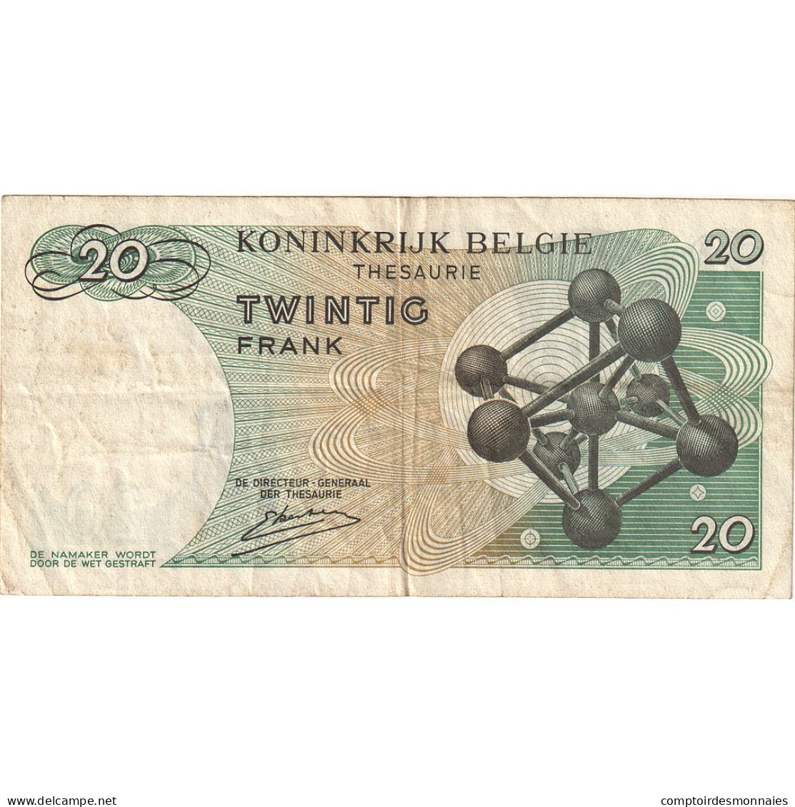 Belgique, 20 Francs, 1964-06-15, TB+ - 20 Francos