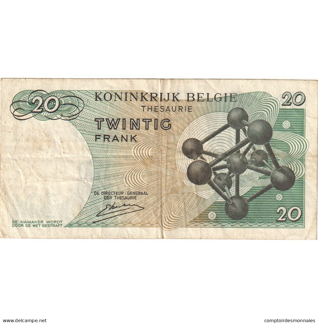 Belgique, 20 Francs, 1964-06-15, TB+ - 20 Francs