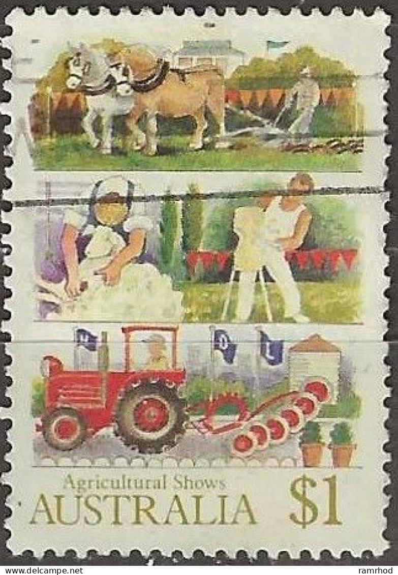 AUSTRALIA 1987 Agricultural Shows - $1 - Competitions FU - Used Stamps