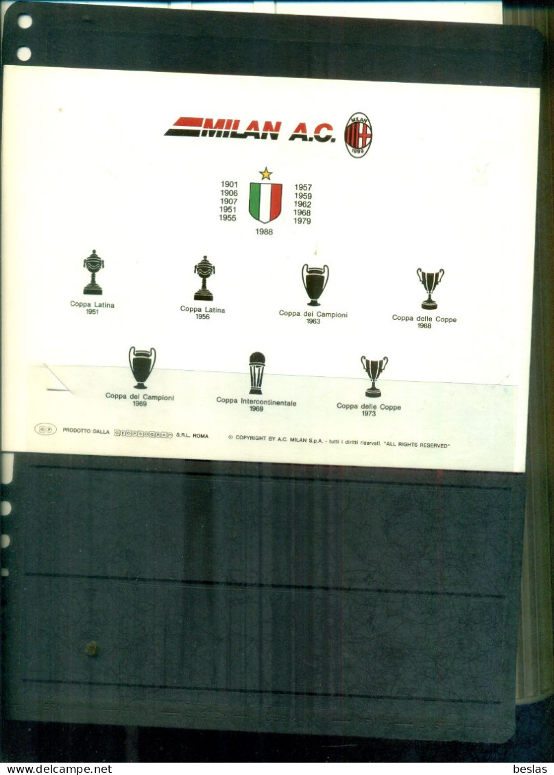 ITALIE MILAN CHAMPION D'ITALIE 1978-8 1 FDC EN FOLDER OFFICIEL A PARTIR DE 1 EURO - Famous Clubs