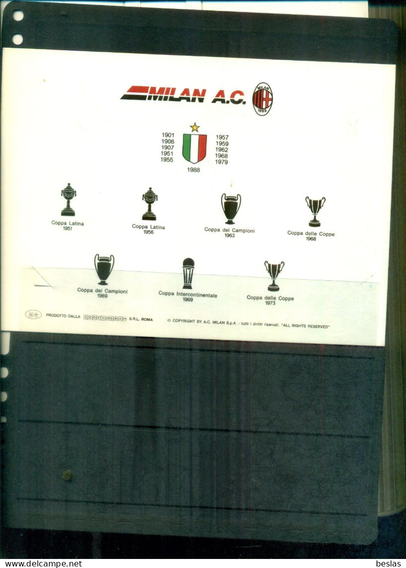 ITALIE MILAN CHAMPION D'ITALIE 1978-8 1 FDC EN FOLDER OFFICIEL A PARTIR DE 1 EURO - Club Mitici