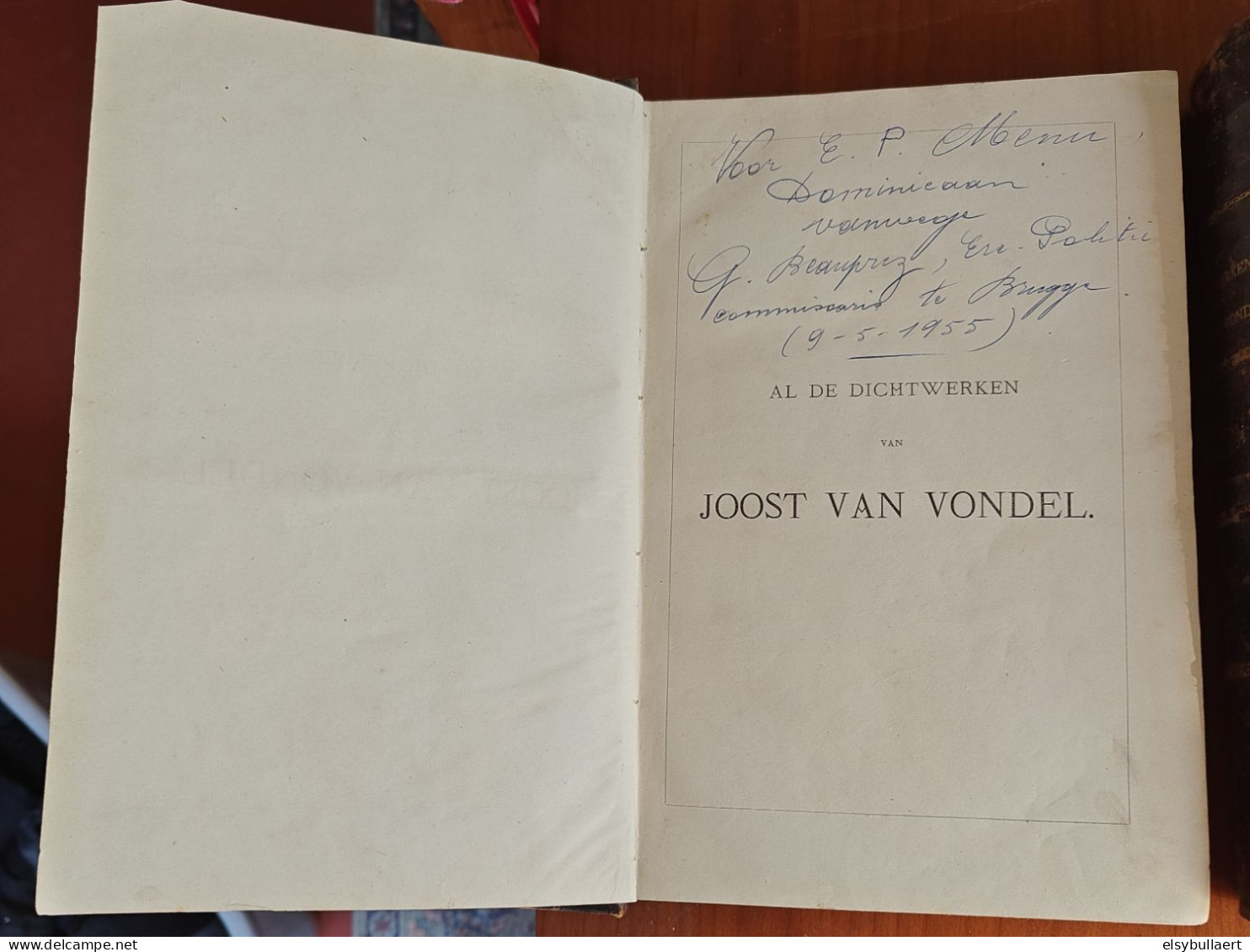Al De Dichtwerken Van Joost Van Vondel - Antique
