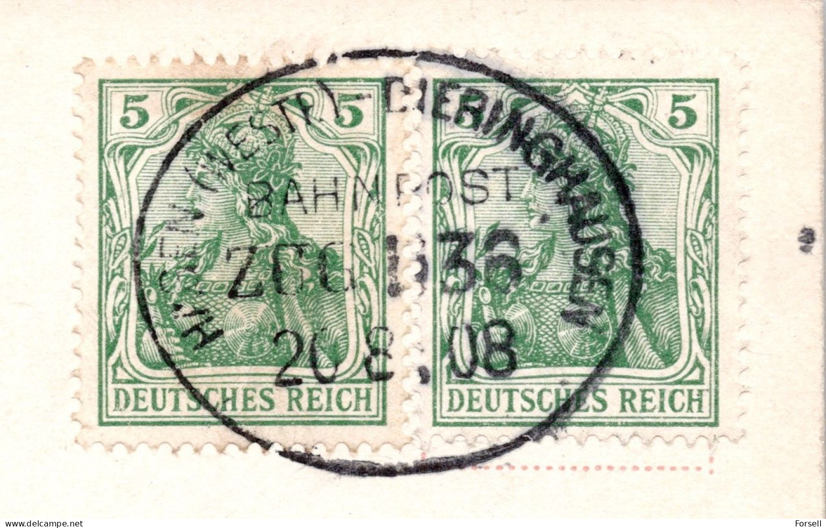 Ansichten Aus Der Dechenhöhle (Bahnpost Stempel: Hagen-Dieringhausen , 1908 Nach Norwegen) - Iserlohn