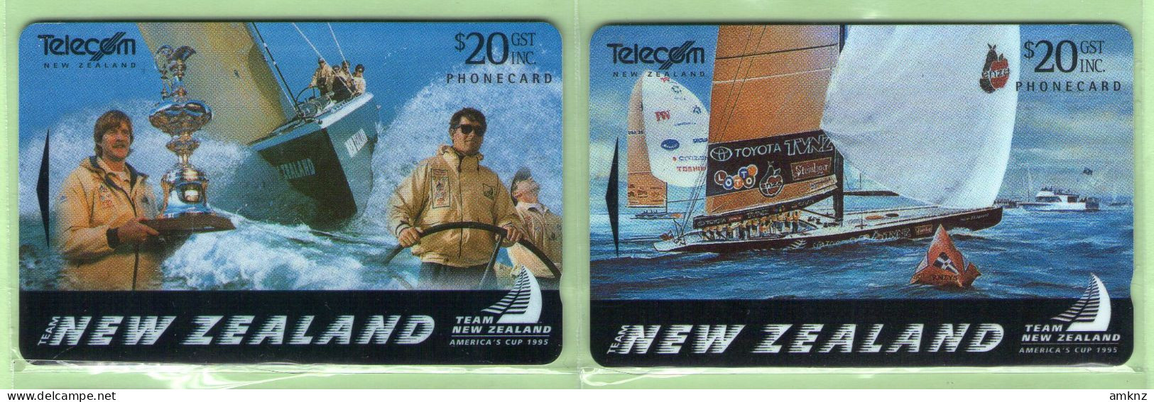 New Zealand - 1995 Americas Cup Set (2) - NZ-E-20/21 - Mint - Nuova Zelanda