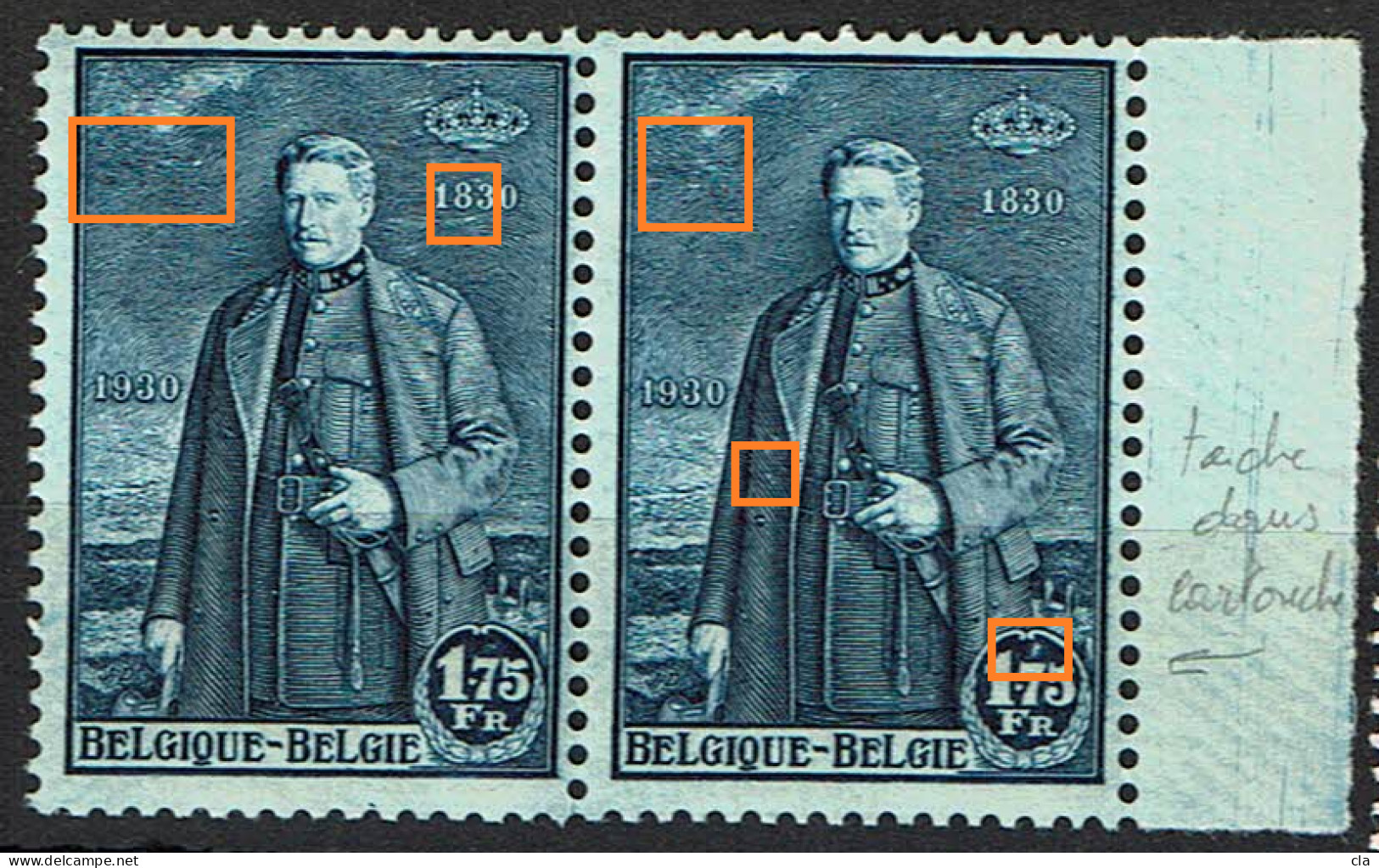 304 Paire  ** Bouton Poche Ou Pas, Point Blanc Cartouche Et 8 Souligné Ou Pas,T1 + Clair Que T2 - 1931-1960