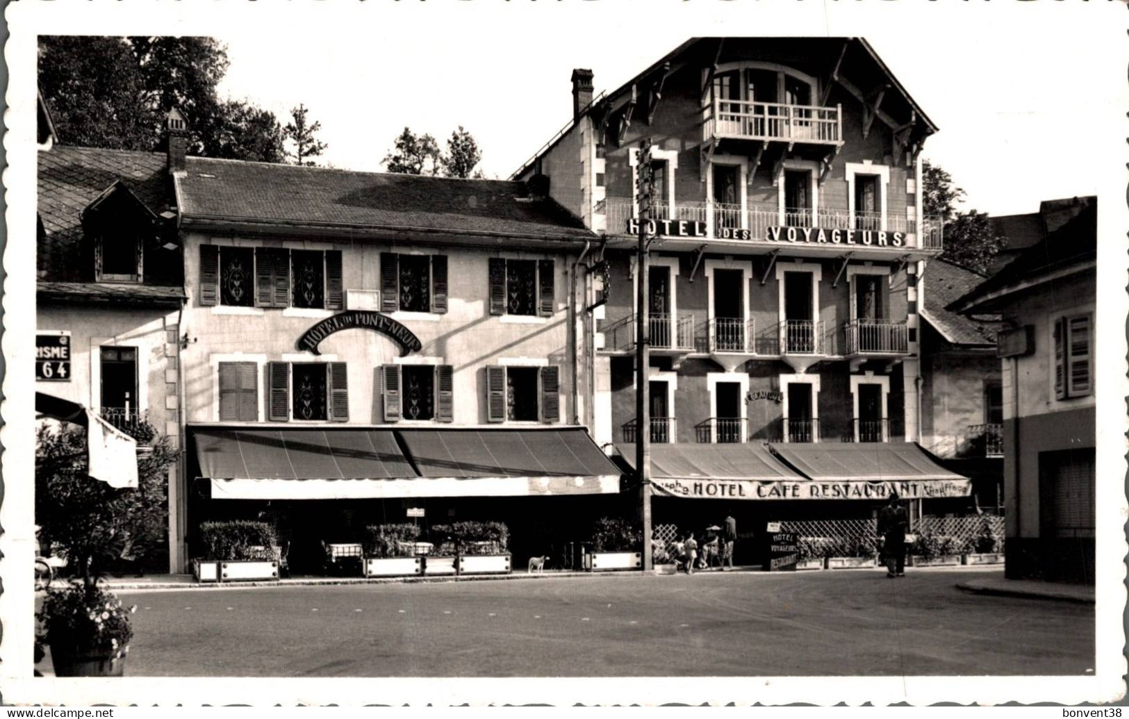 K0803 - ALBY Sur CHERAN - D74 - Place Du Pont Neuf - Hôtel Des Voyageurs - Alby-sur-Cheran