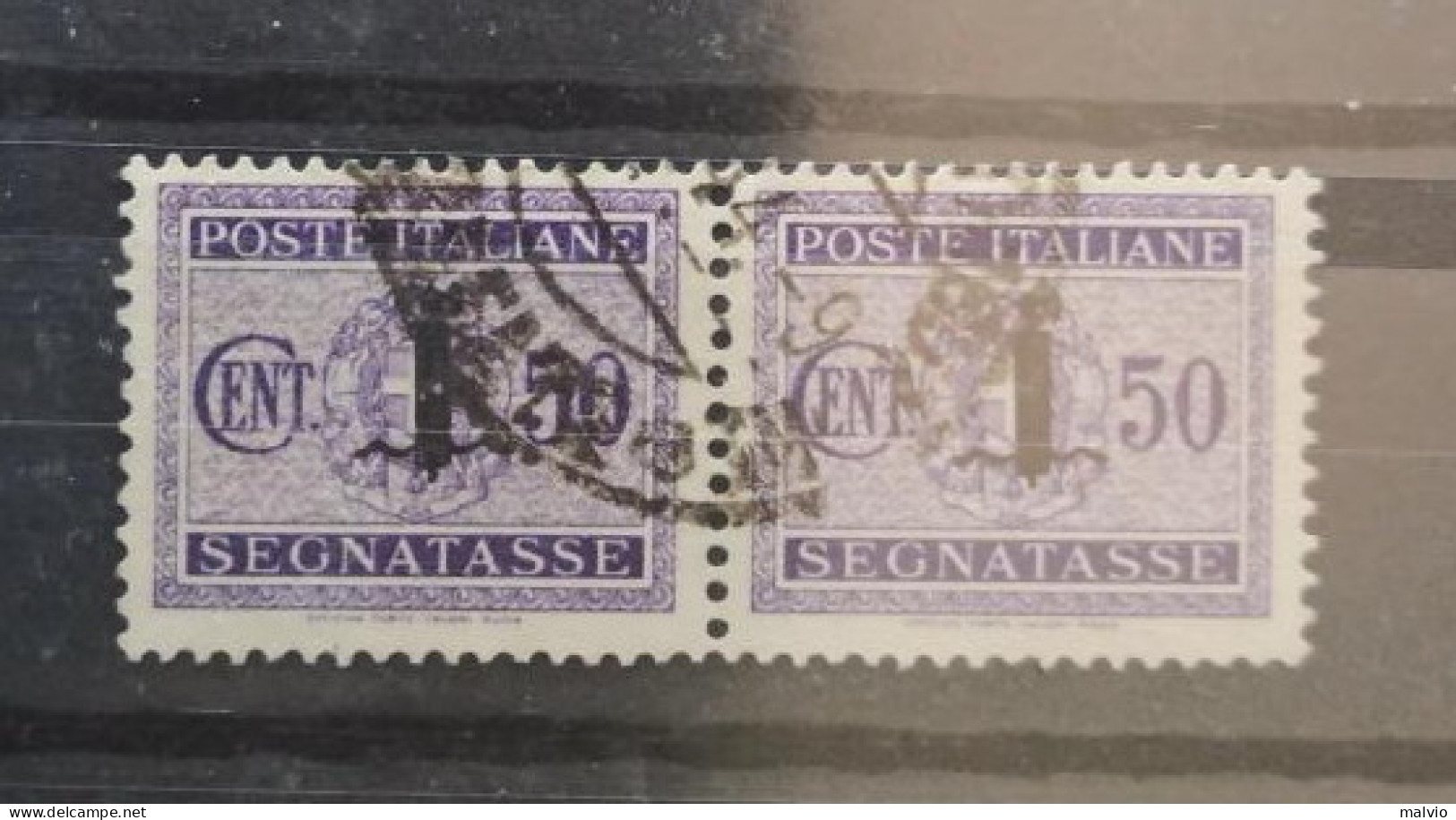 1944-Italia (O=used) RSI Segnatasse Due Valori - Oblitérés