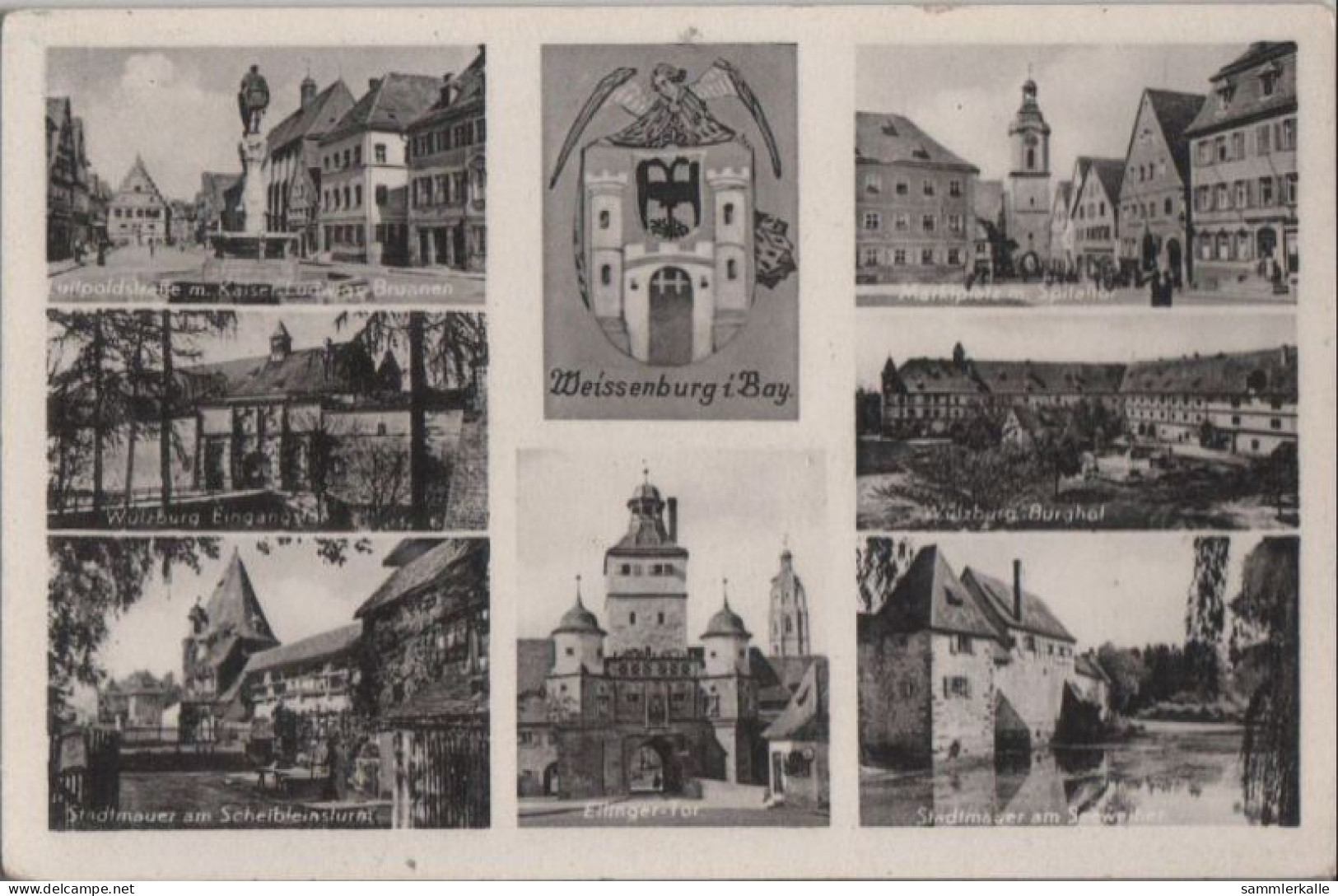 61084 - Weissenburg - U.a. Stadtmauer Am Scheibleinsturm - 1955 - Weissenburg