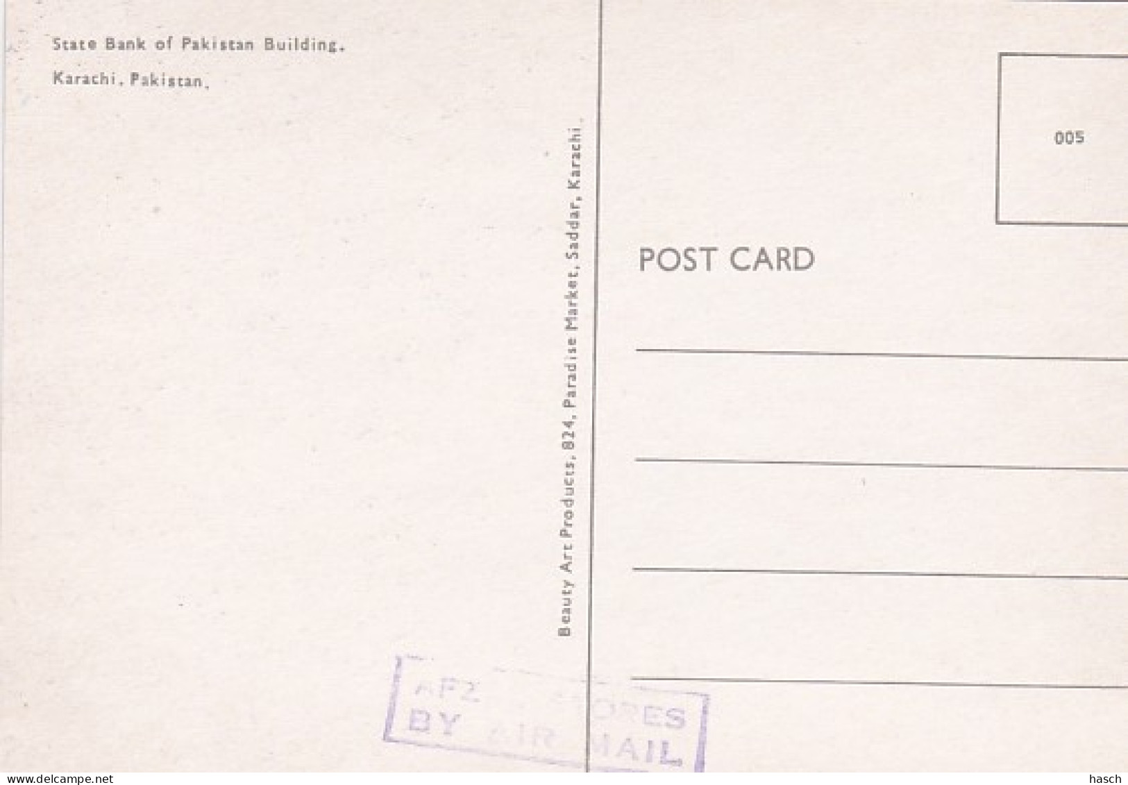2852	137	Pakistan, State Bank Of Pakistan Building - Pakistán
