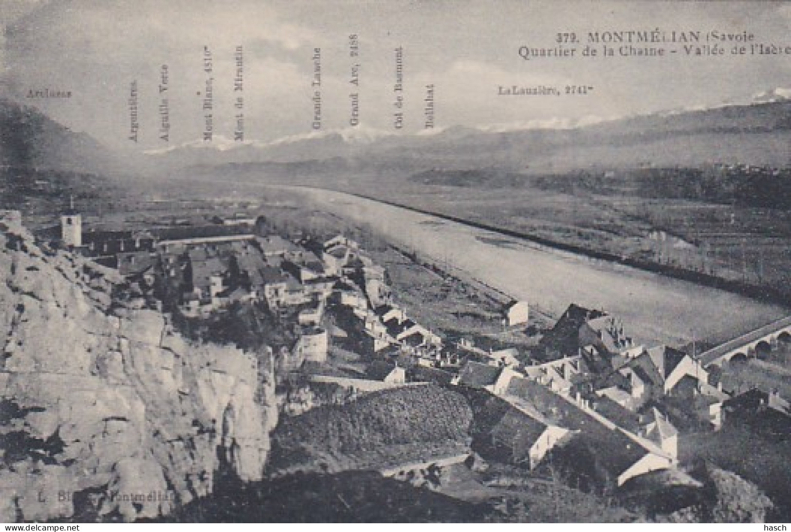 2852	206	Montmelian, Quartier De La Chaine – Vue Générale Et L’Ancien Fort (2 Carts, Voir Coins) - Montmelian