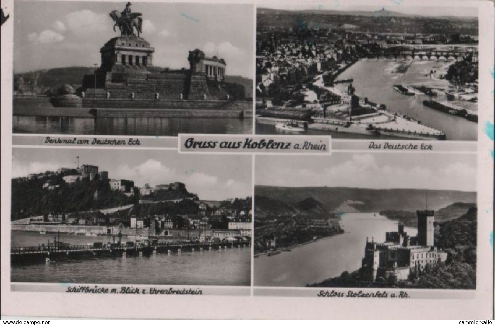 46907 - Koblenz - U.a. Am Deutschen Eck - 1956 - Koblenz