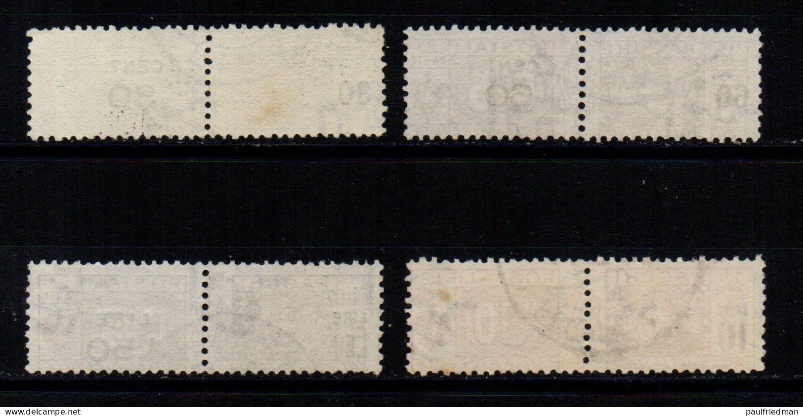 Regno 1923-25 - Pacchi Nodo Savoia Soprastampati - Usati - Paketmarken