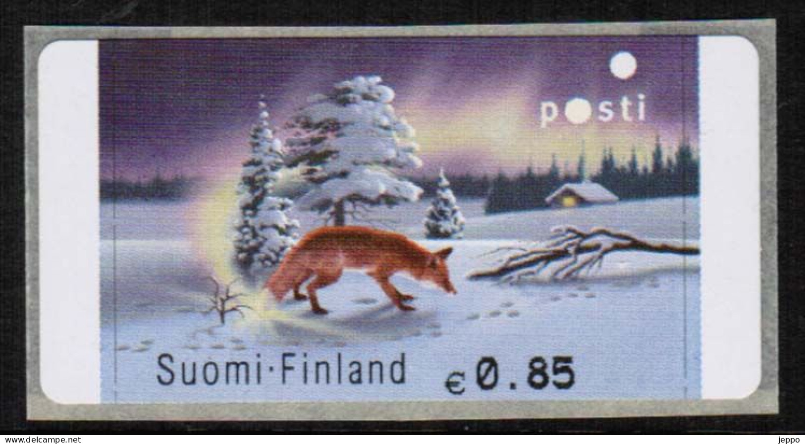 2002 Finland ATM Michel 39, Red Fox  Scarce Amiel Sima Printing Label   **. - Automatenmarken [ATM]