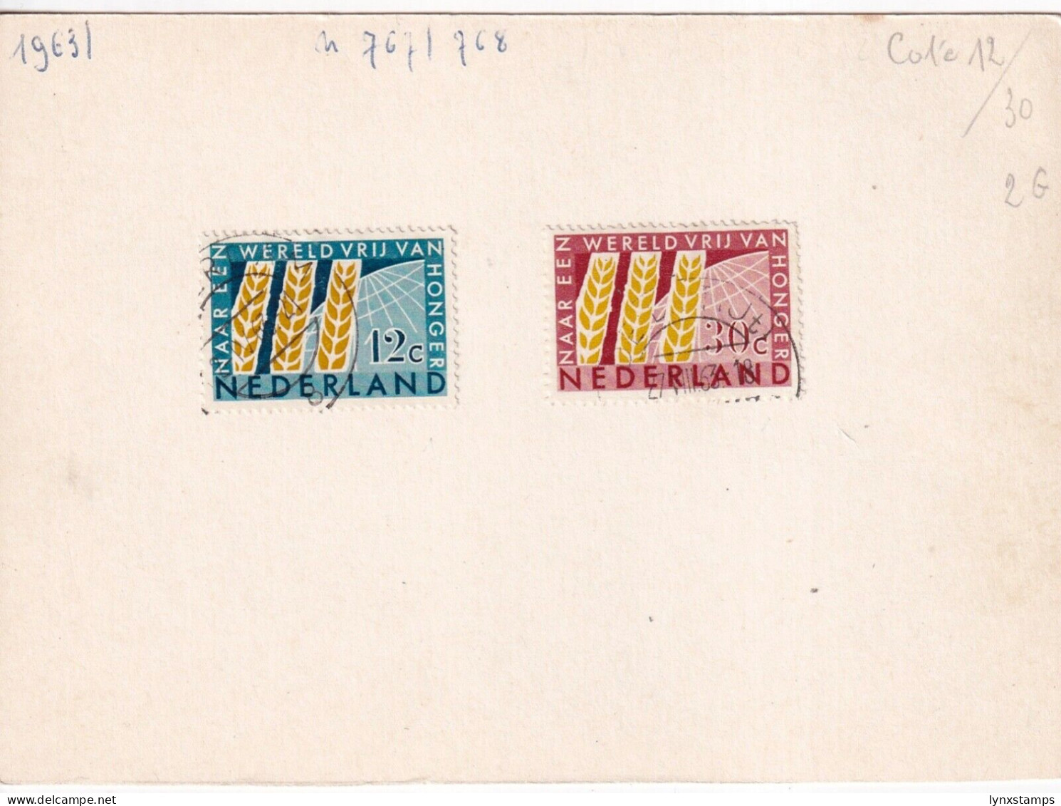G011 Netherlands Hinged Stamps Selection - Collections