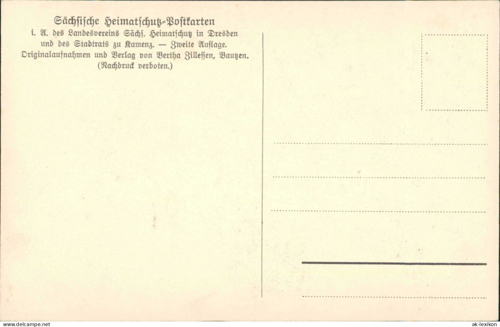 Ansichtskarte Kamenz Kamjenc Partie An Der Marienkirche 1926 - Kamenz