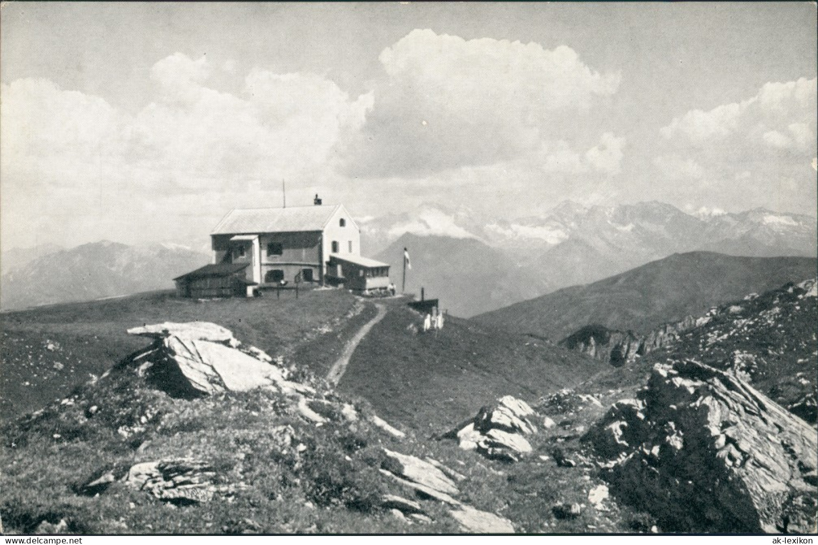 Gschnitz Naturfreundehaus Am Padasterjoch In Den Stubaier Alpen 1960 - Linz A. Rhein