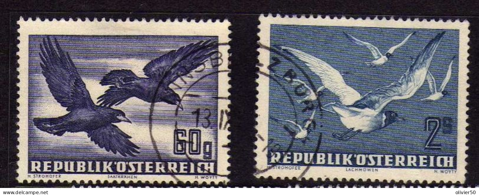 Autriche - (1950-53) -  P A - Faune - Oiseaux - Obliteres - Oblitérés