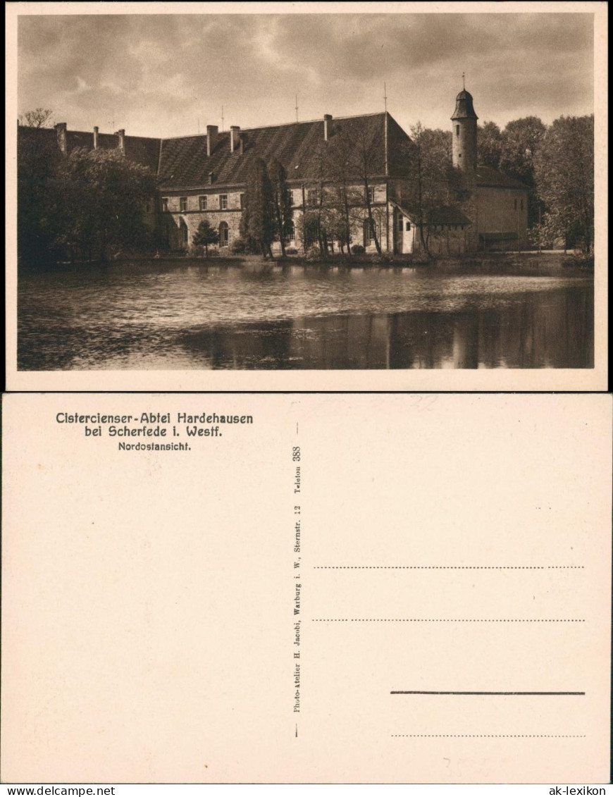 Ansichtskarte Warburg Kloster Hardehausen B. Scherfede 1922 - Warburg