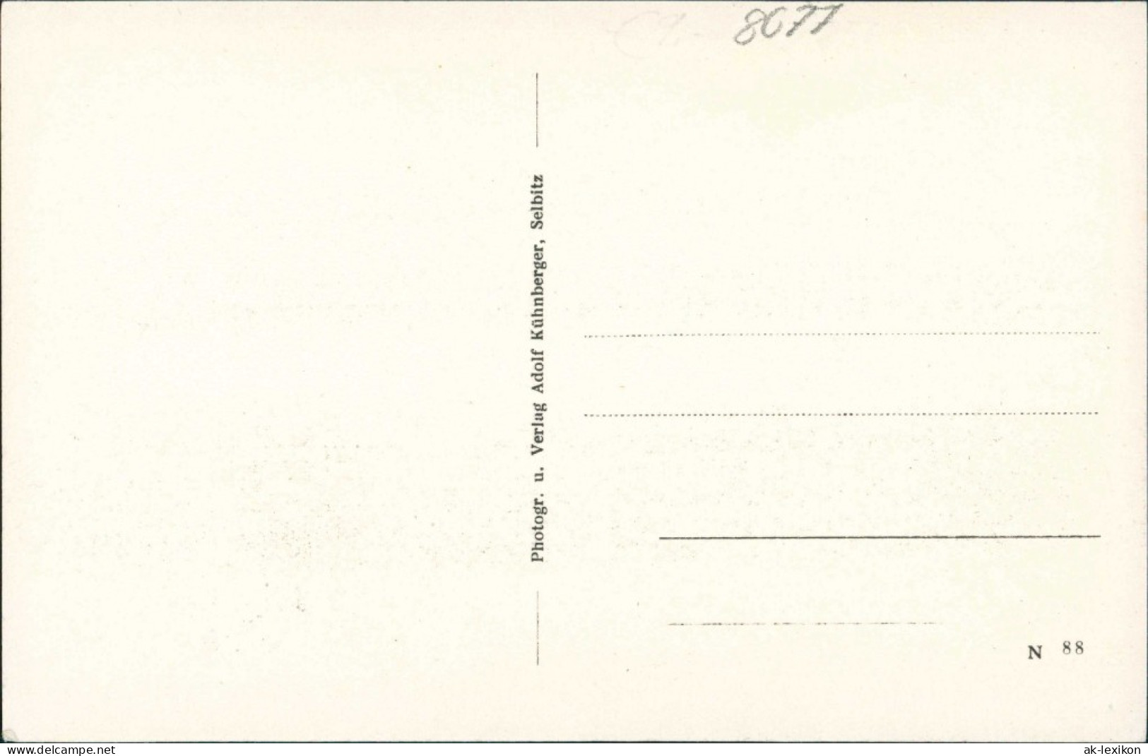 Ansichtskarte Lehsten-Helmbrechts Stadtpartie B Selbitz 1926 - Helmbrechts