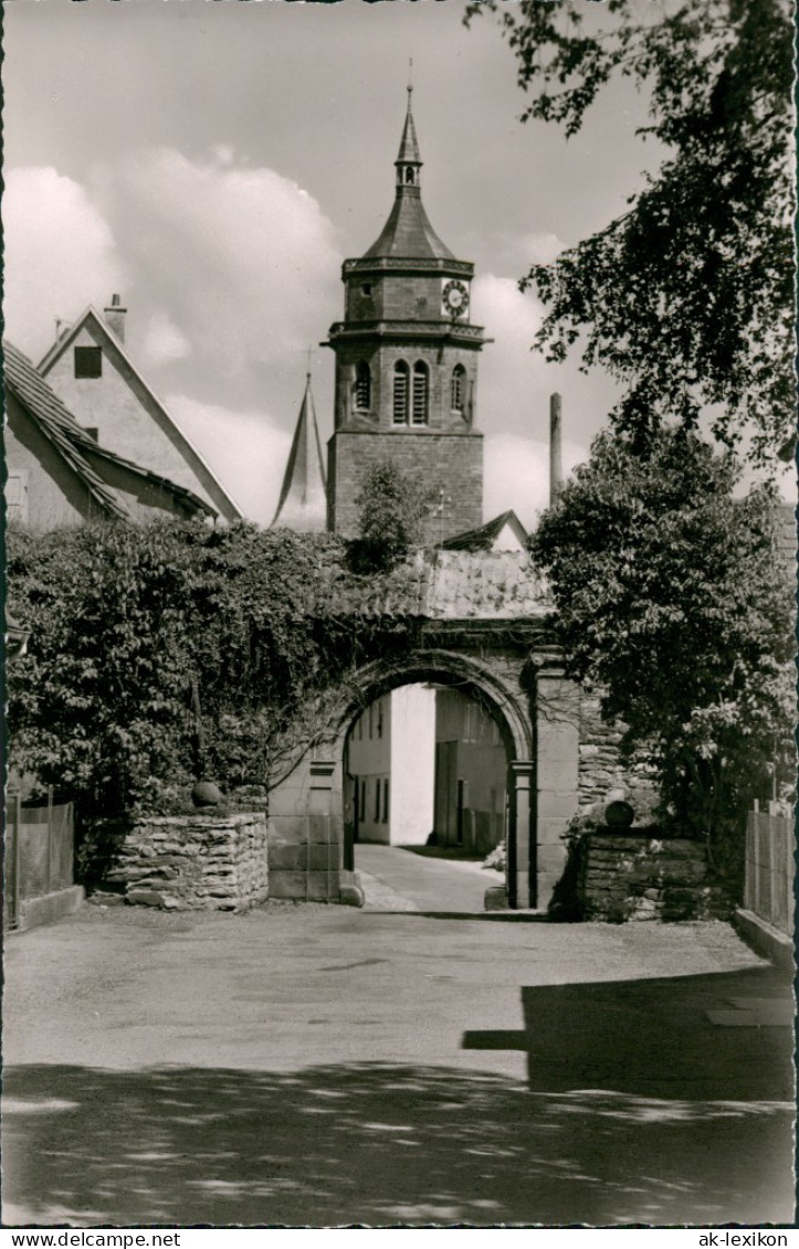 Ansichtskarte Weil Der Stadt Partie Am Grabentor 1960 - Weil Der Stadt