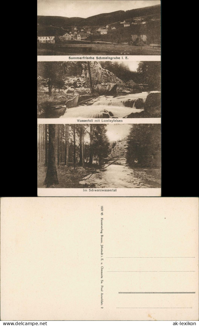Schmalzgrube-Jöhstadt (Erzgebirge) 3 Bild: Stadt Und Umland 1927 - Jöhstadt